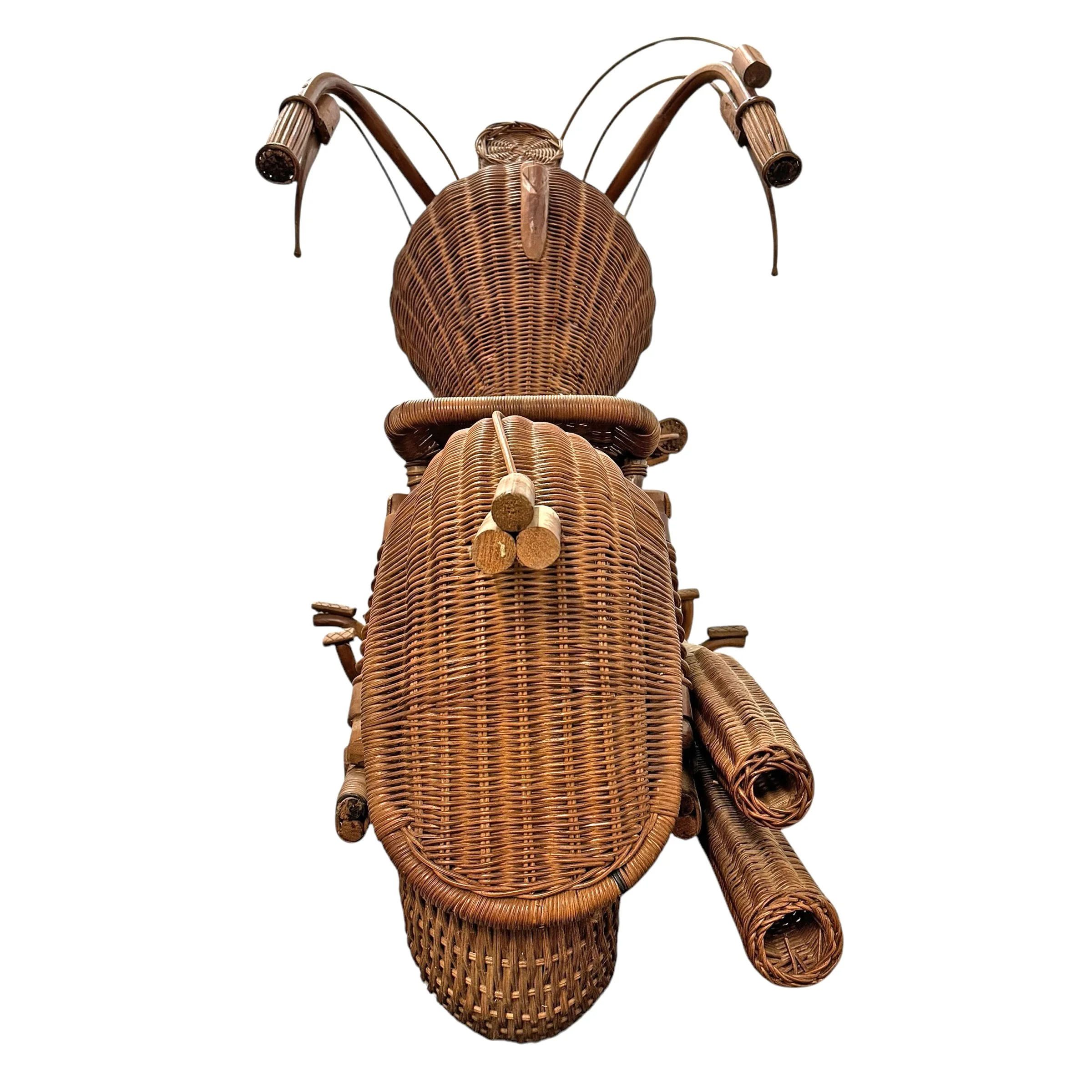 Woven Wicker Motorcycle by Tom Dixon — RIGHT | PROPER